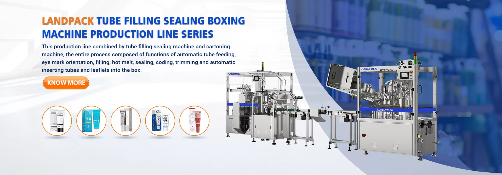 tube filling sealing machine