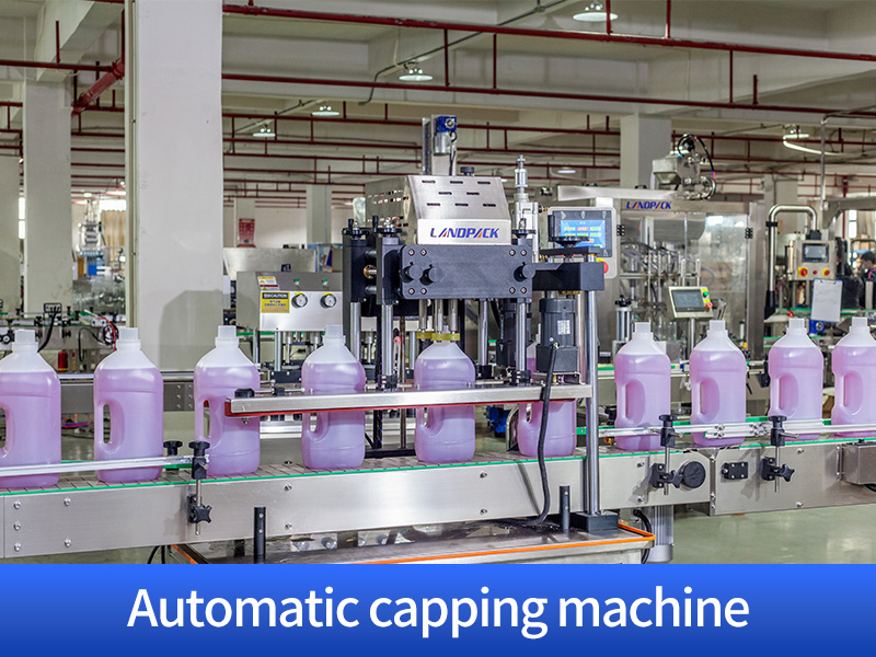 Automatic 4/6/8/10 Heads Gear Pump Liquid Filling Capping Labeling Machine Line