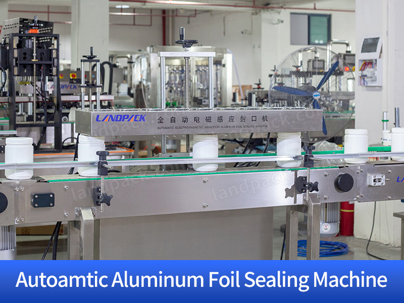 Full Automatic Powder Bottle Jar Filling Capping Labeling Production Line