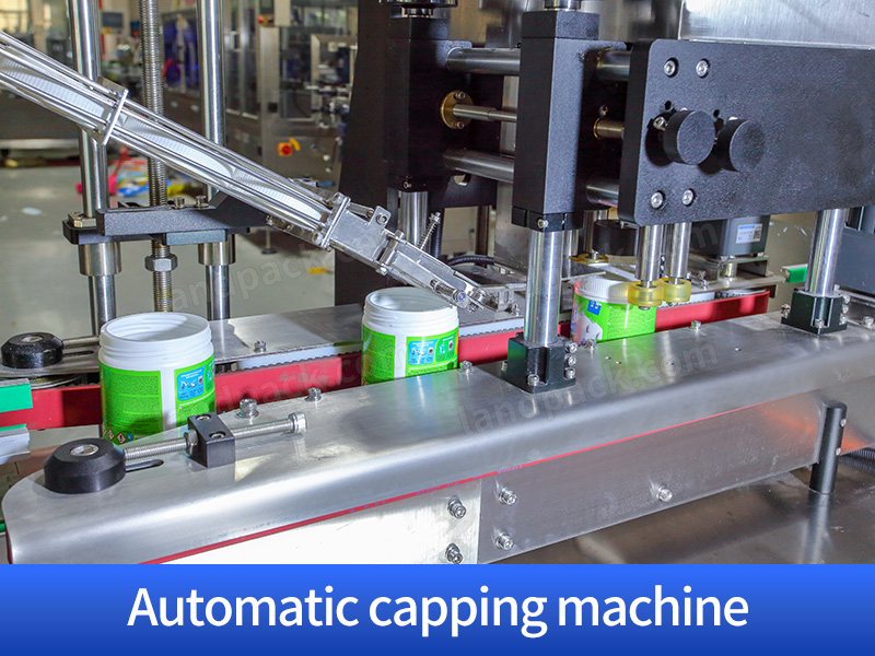 Automatic Powder Weighing Filling Capping Bottling Machine Line with Spoon Feeder