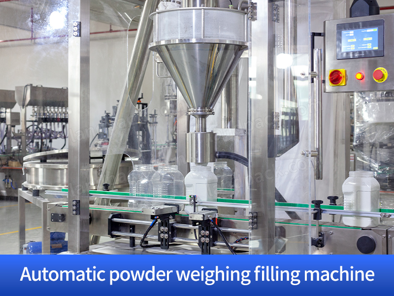 Multifunction High Precision Bottle Powder Filling Line With Capping Machine