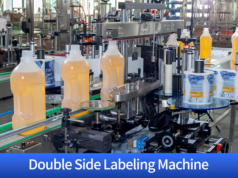 Automatic 4 Heads Tracking Type Liquid Filling Capping And labeling Line