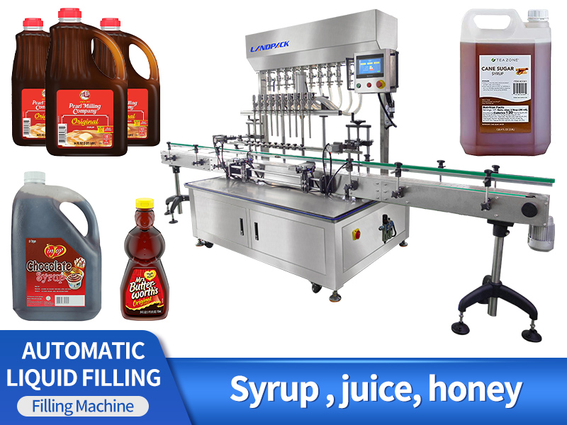 Automatic Pharmaceutical Syrup Liquid Bottle Filling Machine With 10 Filling Nozzles