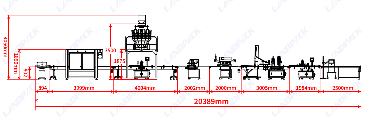 Automatic Marinade Mix Pickled Product Plastic Bottles Weighing Filling Machine Line