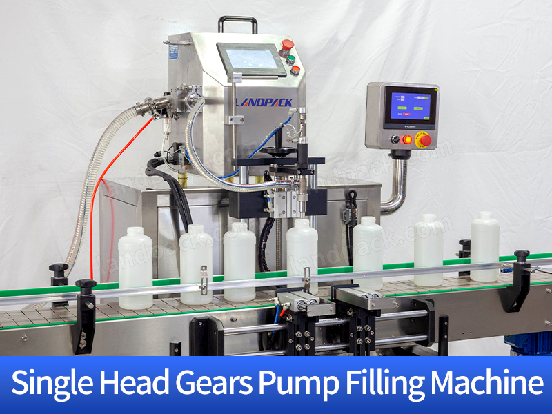 Automatic Single Head Gear Pump Lubricant Oil Plastic Bottle Filling Machine