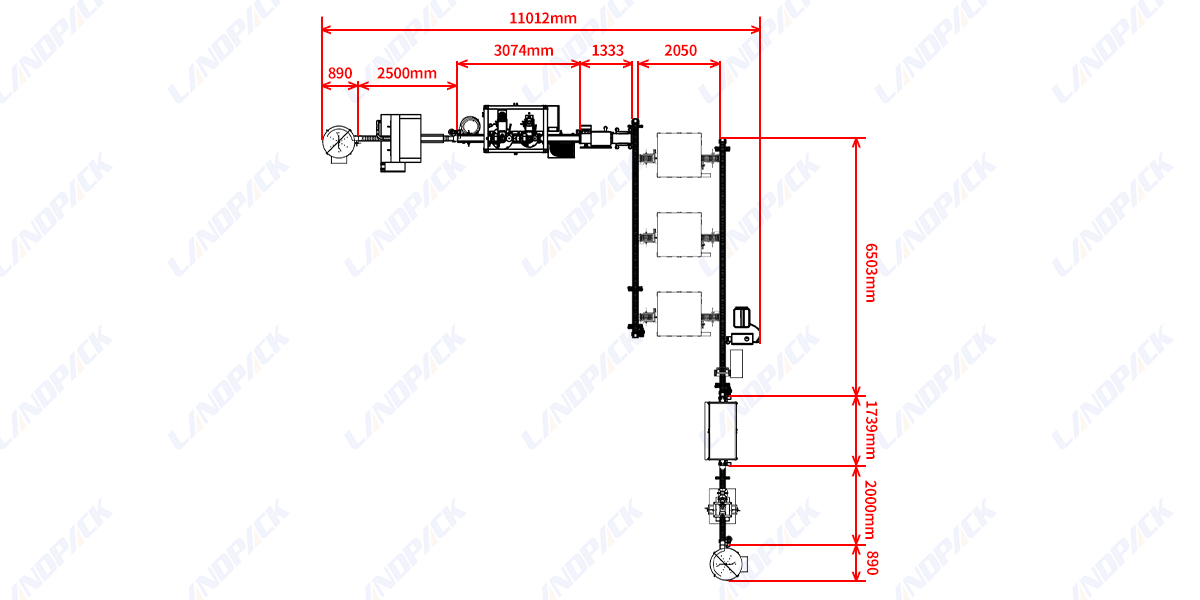 Automatic Milk Powder Filling Line With UV sterilizer And Vacuum Nitrogen Sealing