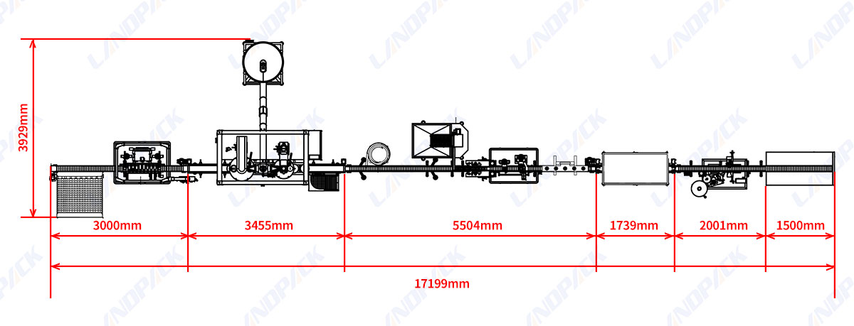 Automatic Protein Powder Filling Capping Labeling Line With Aluminum Foil Sealing Machine