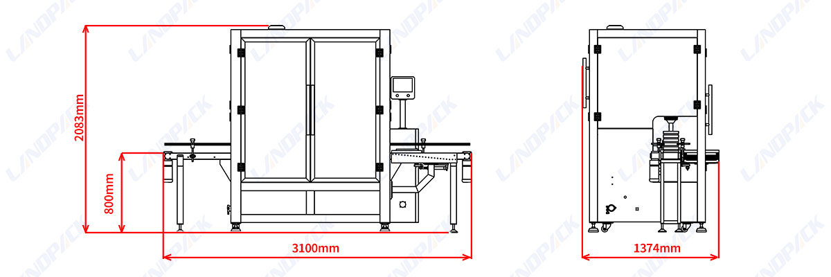 High Precision Double Heads Talcum Powder Filling Weighing Machine