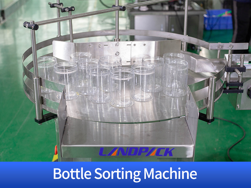 Automatic 4 Heads Grain Granule Particle Bottles Weighing Filling Capping Machine Line