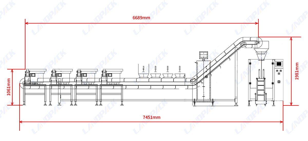 Automatic Hardware Nut Bag Vertical Packing Machine