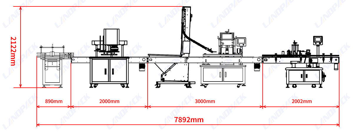 Automatic Nuts Peanut Tin Can Capping And Labeling Machine Filling Line