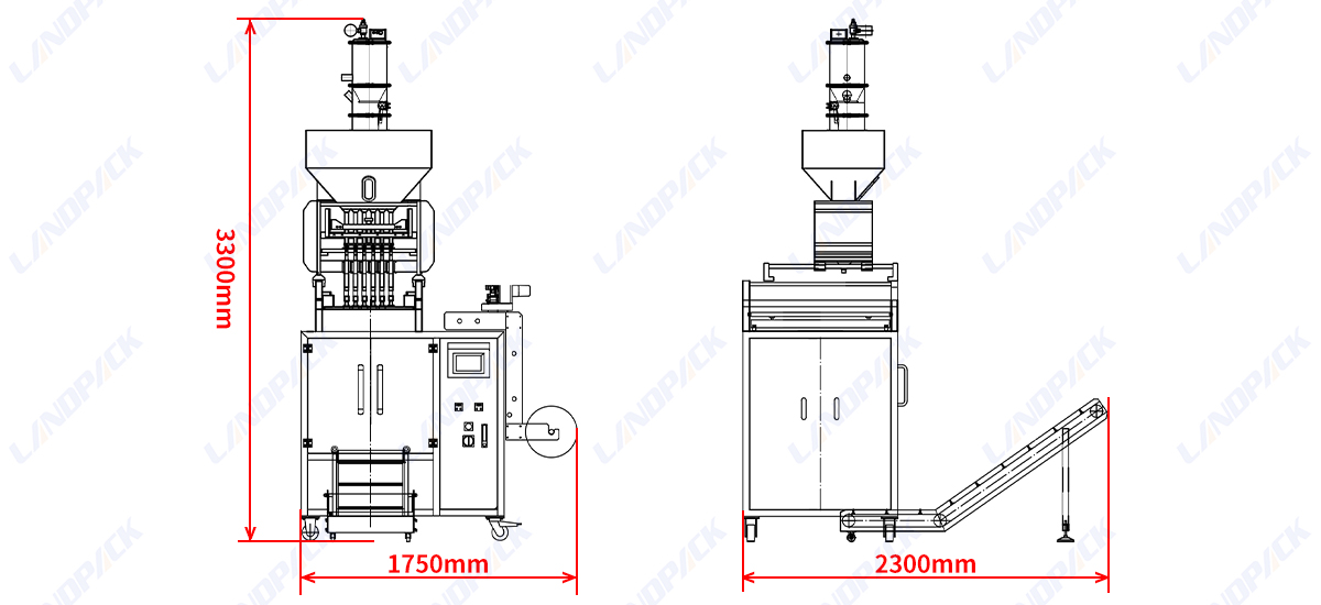 Automatic Desiccant Multi Track Sugar Salt Sachet Packaging Machine