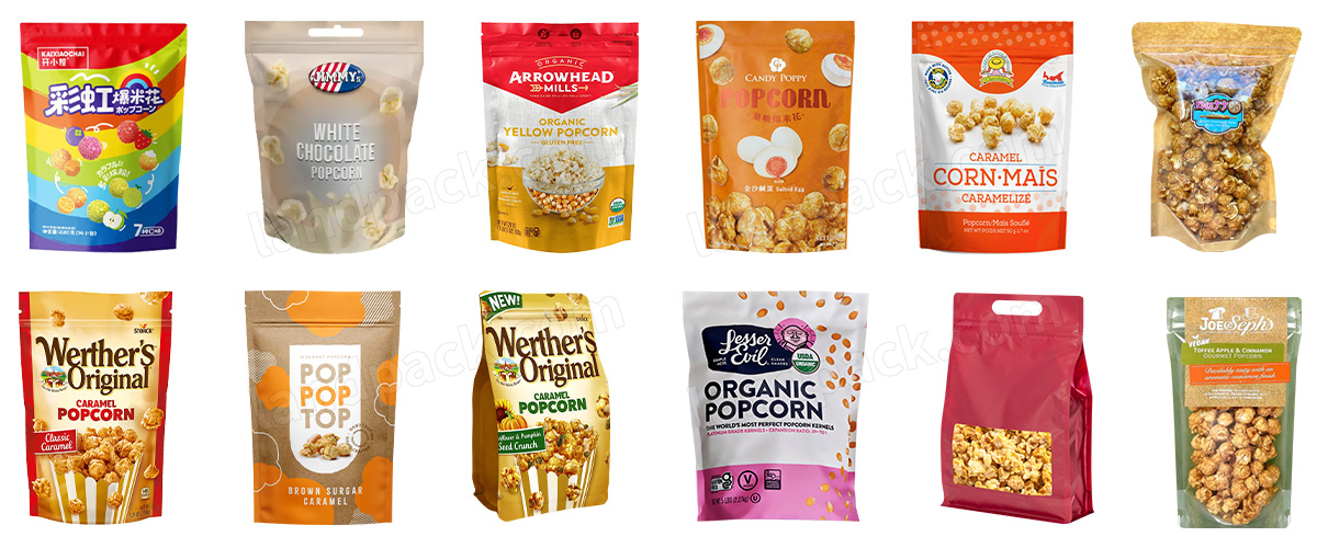 Fully Automatic Popcorn Rotary Doypack Premade Pouch Packing Machine