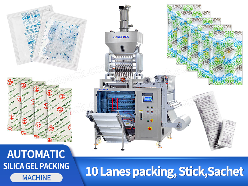 Automatic Desiccant Multi Track Silica Gel Sachet Packaging Machine