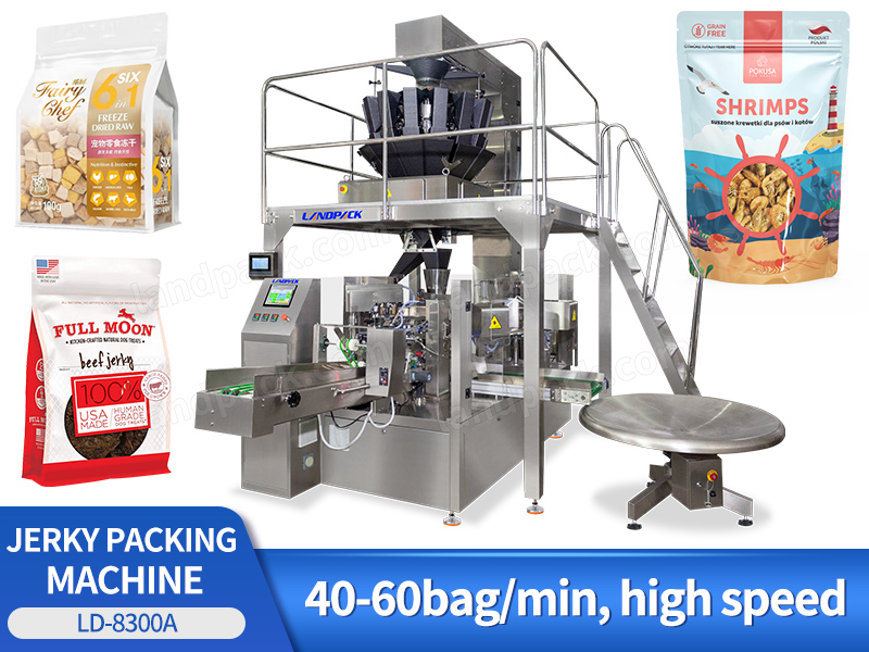 Automatic Jerky Rotary Type Premade Pouch Doypack Granule Packing Packaging Machine