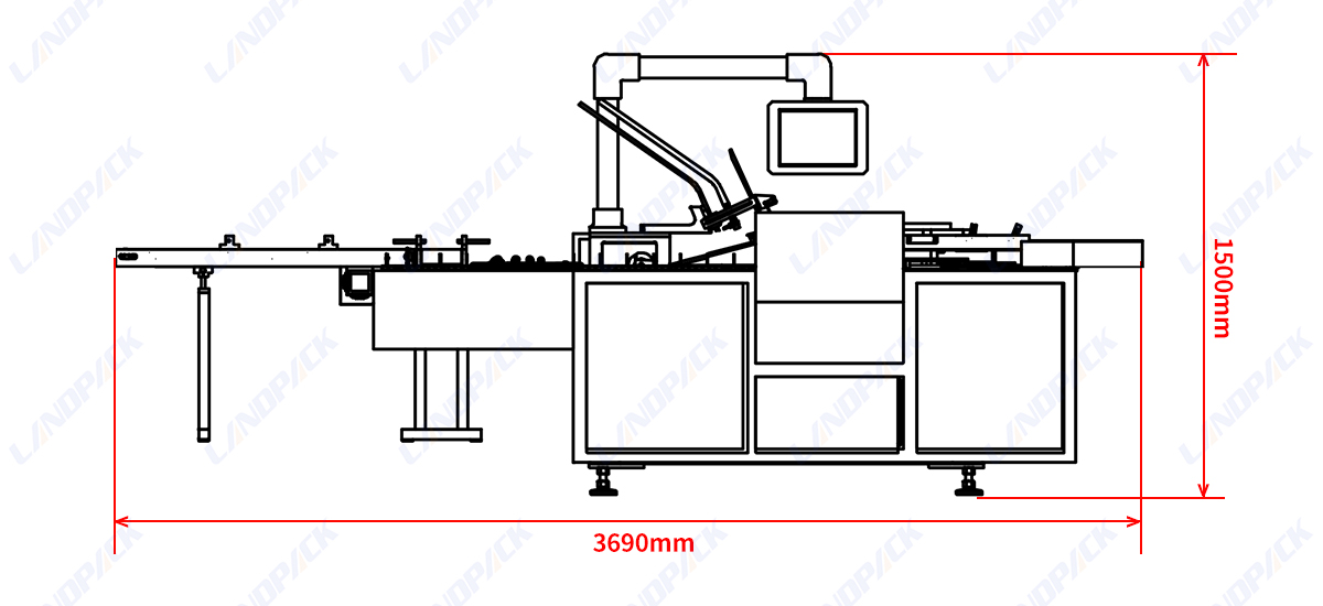 Automatic Spices Powder Seasoning Box Packing Machine