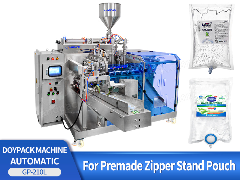 Automatic Liquid Doypack Filling Packing Machine For Premade Bag