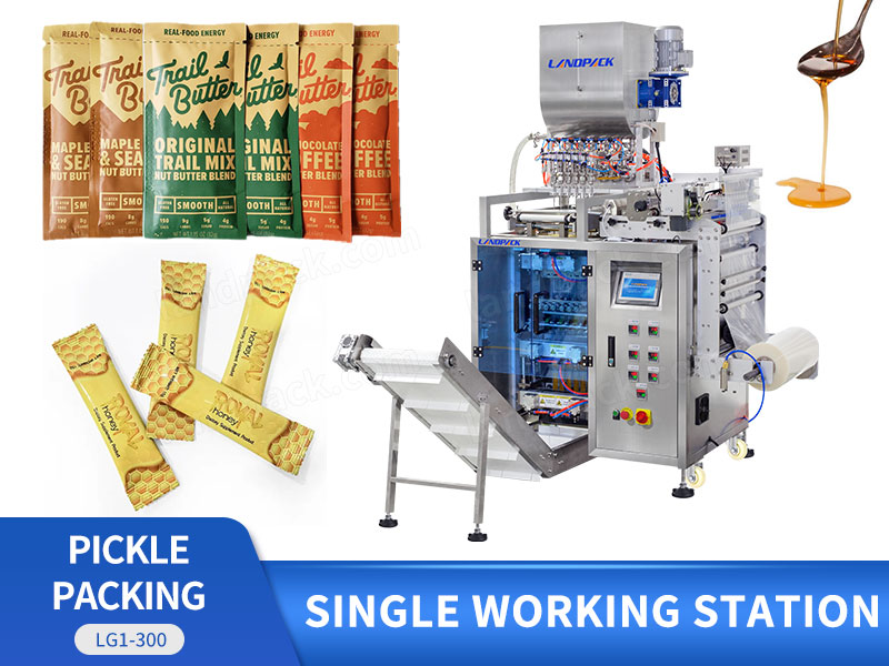 High Speed Syrup Sachet Packing Machine Multi Tracks Liquid Sachet Packaging Machine