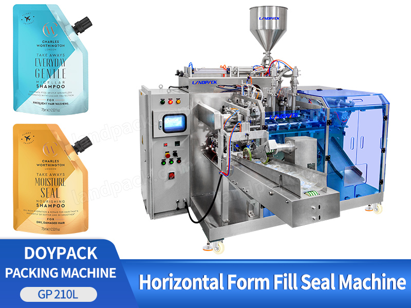 High Efficiency Shampoo Horizontal Premade Pouch Doypack Packing Machine