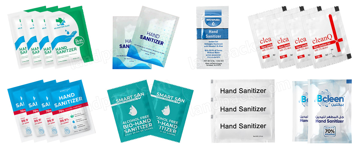 High Speed 8 Lanes Hand Sanitizer Gel Liquid Sachet Counting Packaging Machine