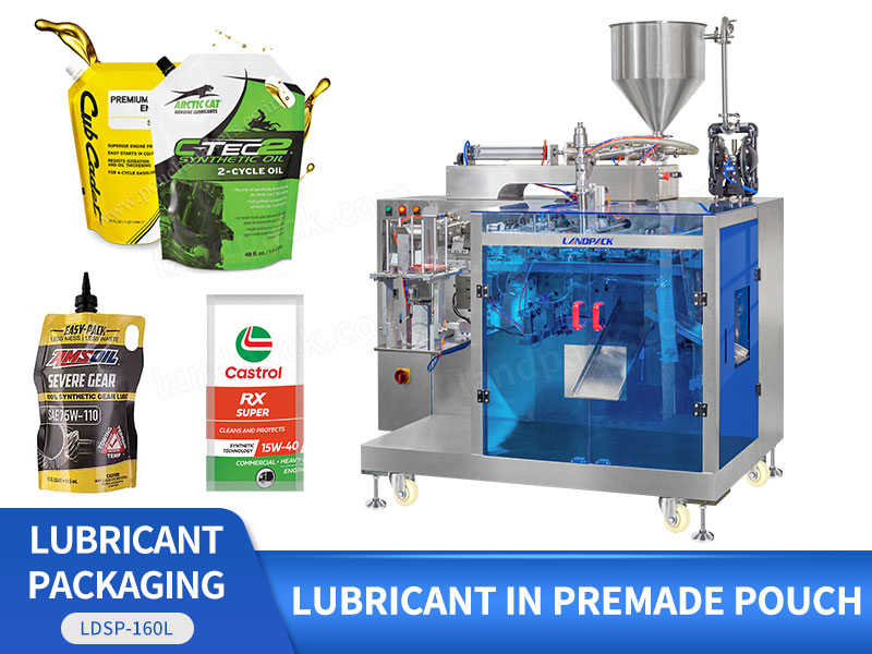 Bag Given Automatic Premade Bag Zip Pouch Packaging Machine For Lubricant Oil