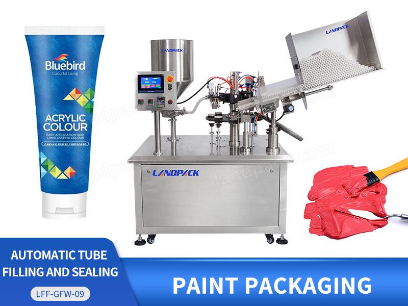 Automatic Plastic Tube Filling And Sealing Machine For Acrylic Paint