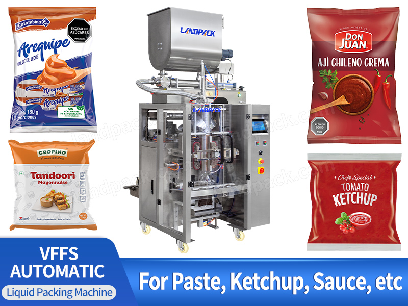 Automatic Tomato Sauce Bag Form Filling Packaging Machine