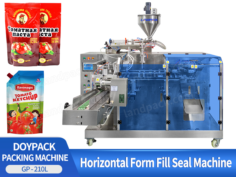 Automatic Ketchup Pouch Liquid Doypack Packaging Machine Tomato Paste Premade Bag Packing Machine