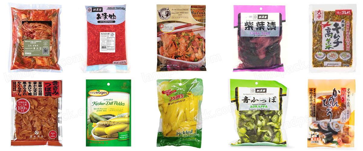 Fully Automatic Stand Up Pouch Bag Pack Pickled Food Doypack Packing Machine