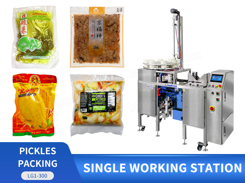 Fully Automatic Stand Up Pouch Bag Pack Pickled Food Doypack Packing Machine