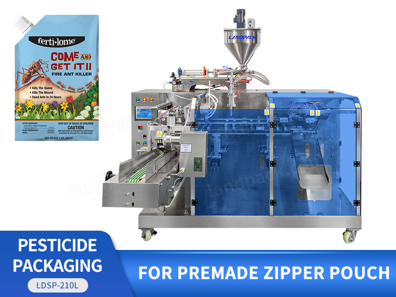 Automatic Liquid Pesticide Horizontal Pouch Doypack Packing Packaging Machine