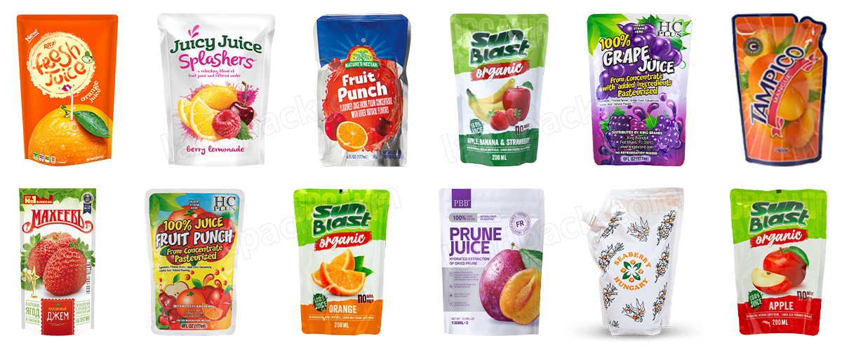 500ml 1L Fruit Juice Doypack Packing Machine Liquid Stand Up Pouch Filling and Sealing Machine