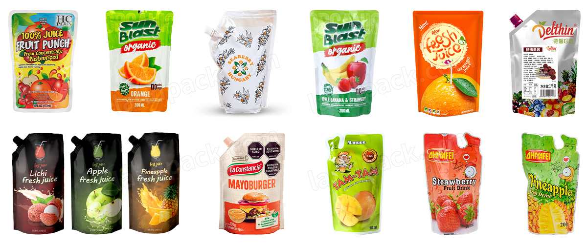 Automatic Mango Juice Horizontal Doypack Pouch Packing Packaging Machine