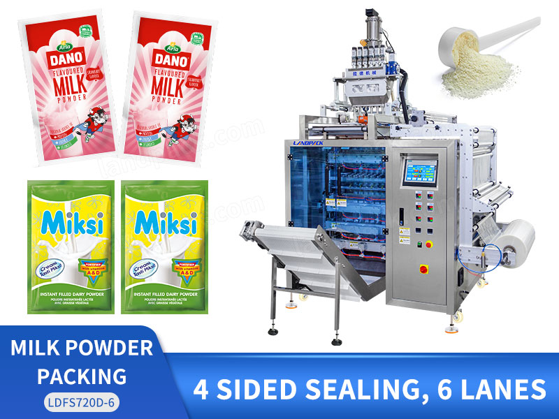 High speed 6 line Sachet Powder Packing Machine Multi-lane Automatic Milk Powder Packing Machine