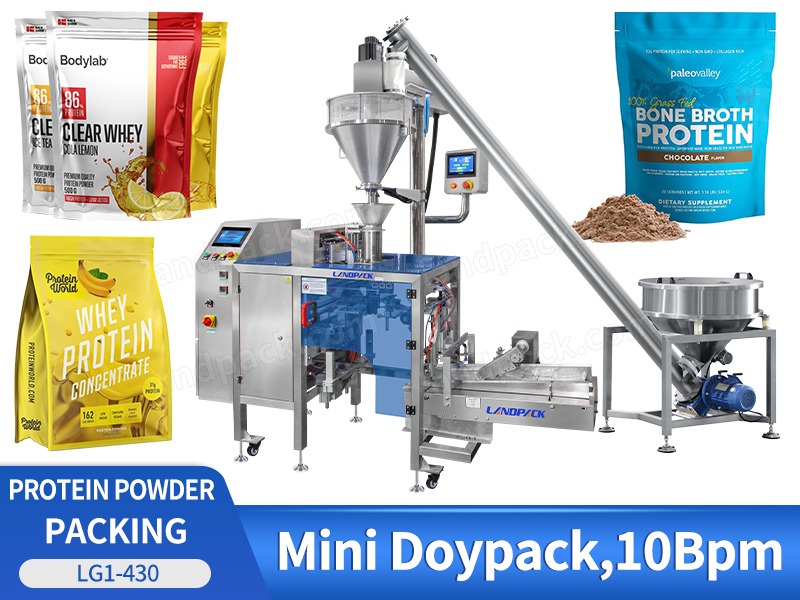 Automatic Protein Powder Mini Doypack Premade Pouch Packing Packaging Machine