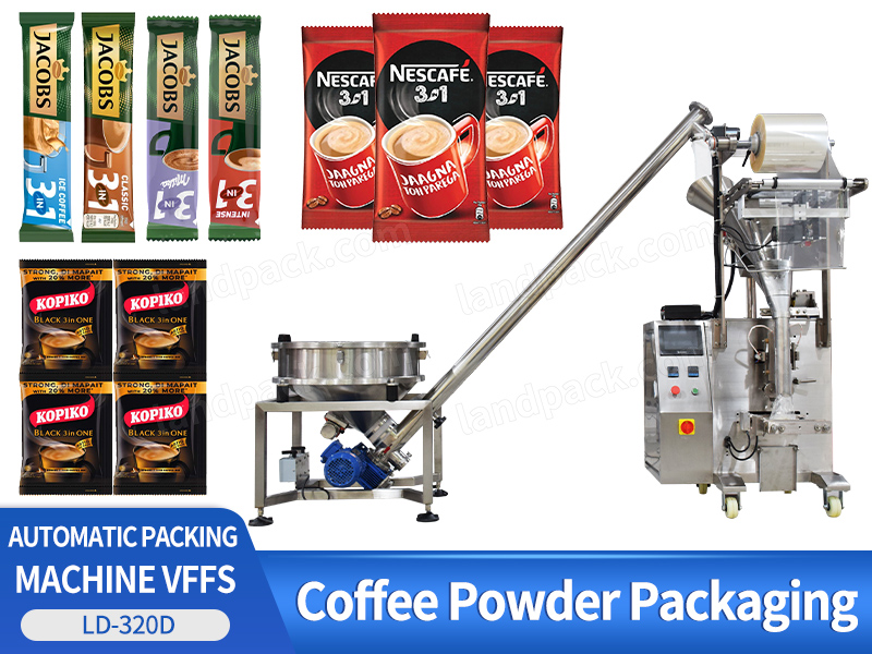 Vertical Vffs Automatic Instant Coffee Powder Packing Packaging Machine