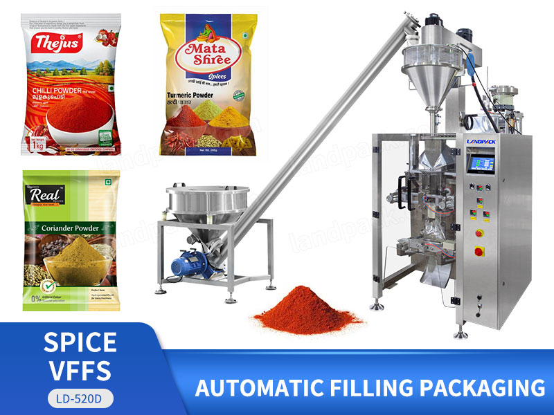 50g 100g 500g Spice Powder Packing Machine Vertical Gusset Bag Sachet Packaging machine