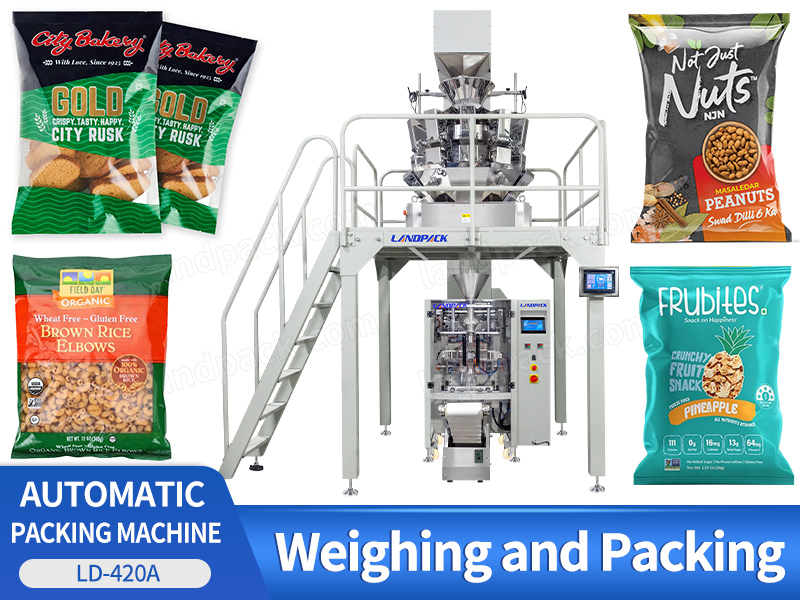 Automatic Vertical Oatmeal Grain Form Filling Sealing Packaging Machine