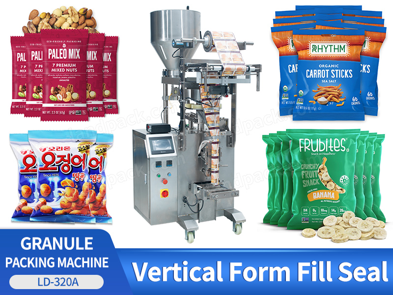 Automatic Multi-function Packaging Machines Vertical Form Fill Seal Granule Packing Machine