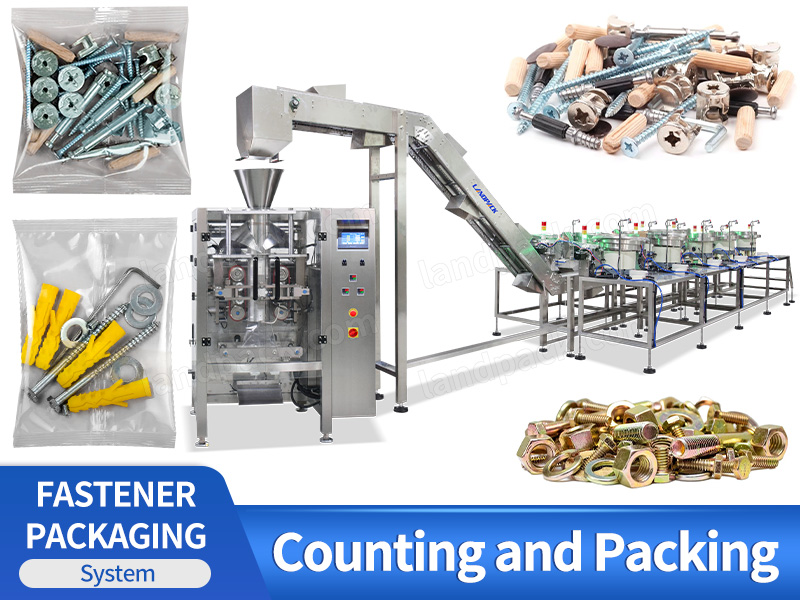 High Precision Customized Fastener Screw Counting And Weighing Packaging Machine For Nail Fastener