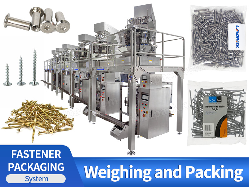 Automatic Fastener Vertical Form Fill Seal Vffs Weighing And Pouch Packing Machine