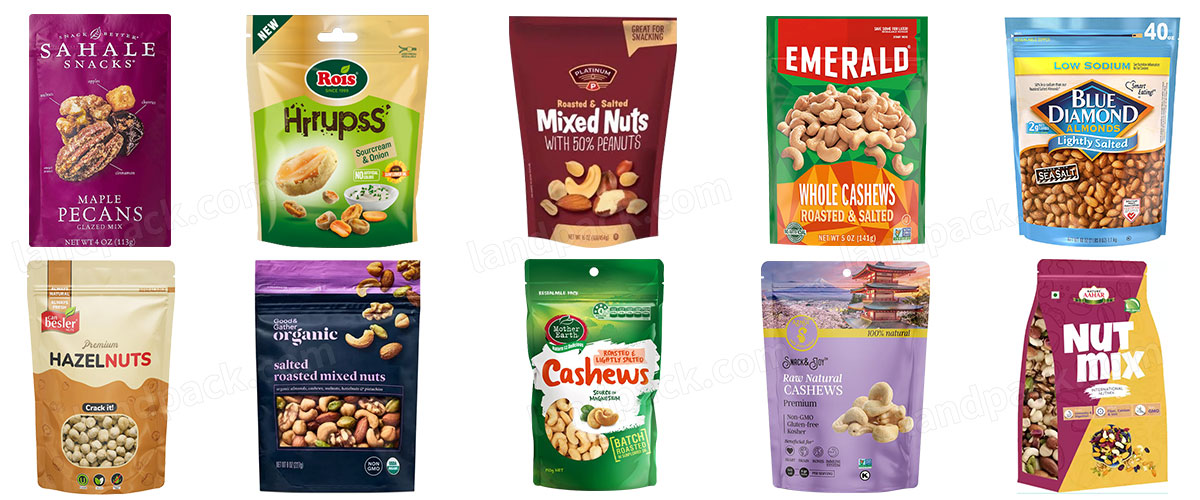 Multi-function Nuts Cashew Rotary Packing Machine Premade Stand Up Pouch Packing Machine