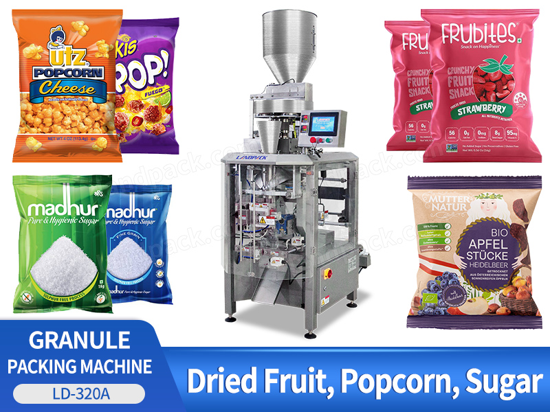 Automatic Vertical Dried Fruit Pouch VFFS Packing Machine With Measuring Cup