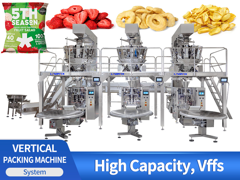 Automatic Vertical Packing Dry Fruit Mixed Nuts Sachet Packing Machine System