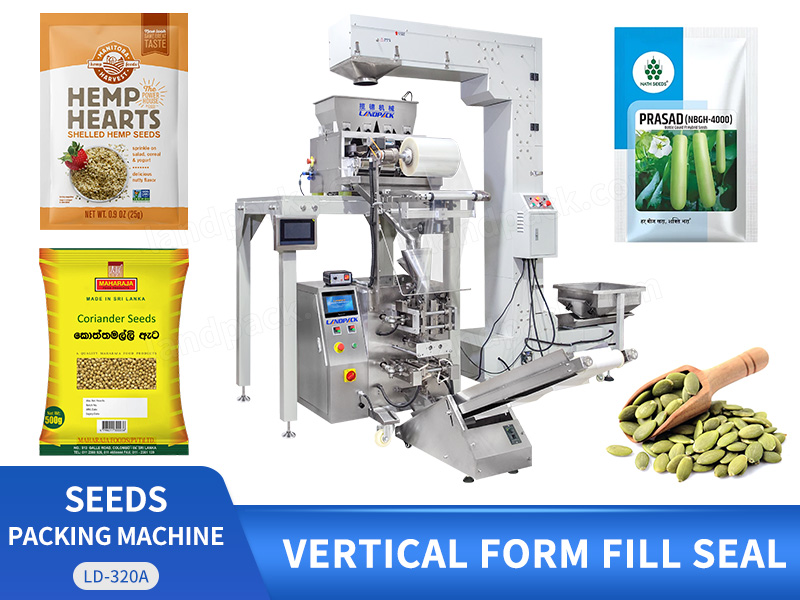 Automatic Vegetable Sunflower Seeds Vertical Form Fill Seal Packing Packaging Machine For Sachet Bag