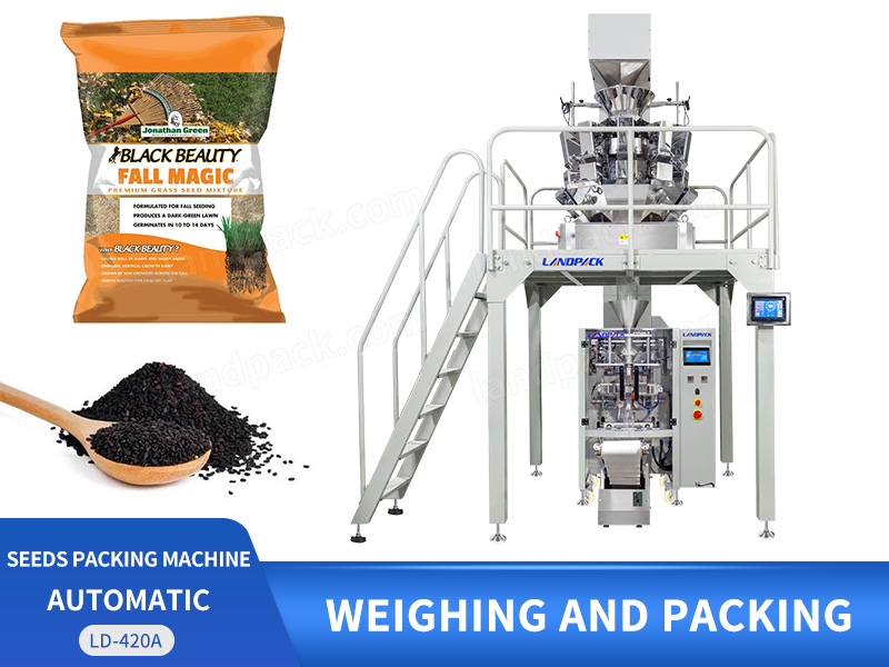 Automatic Seeds Vertical Form Filling Sealing Machine  Pouch Packaging Machine