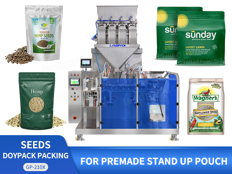 Automatic Seed Horizontal Pouch Packing Machine Vegetable Seed Doypack Packaging Machine