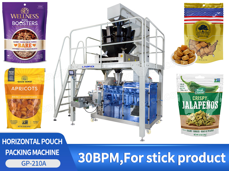 Dried Food Horizontal Pouch Packing Machine Zipper Bag Stand Up Pouch Filling Sealing Machine