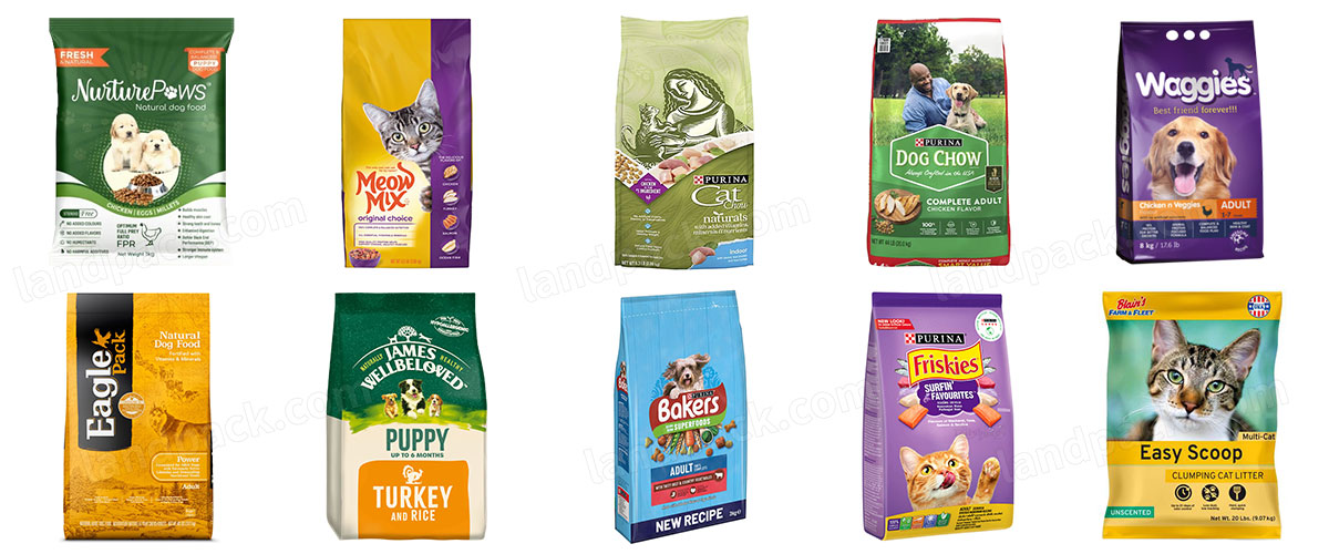 Fully Automatic Vertical Packaging Plastic Bag Dog Food Bags Cat Litter Pet Food Packing Machine