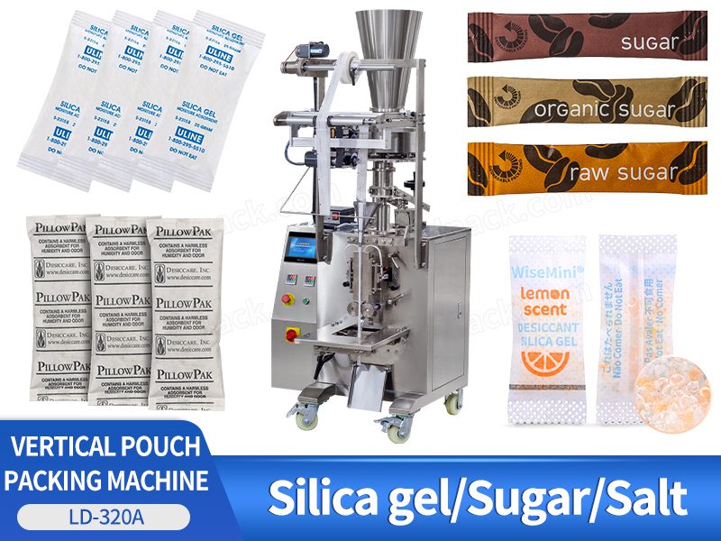 Low Cost Silica Gel 4 Side Sealing Sachet Packaging Machine